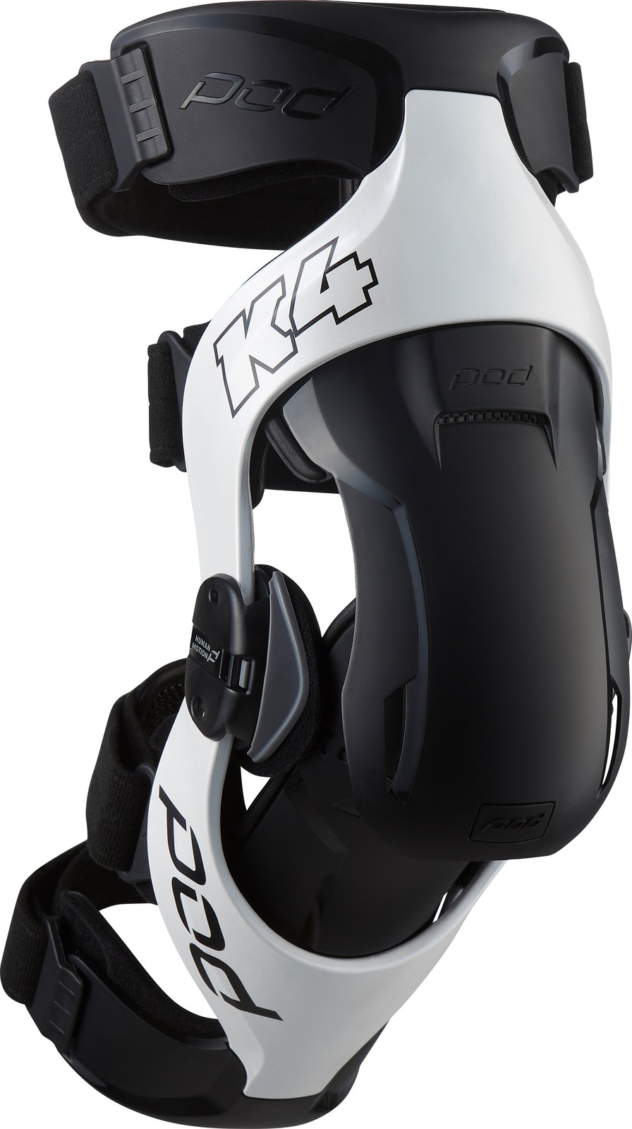 POD K4 V2.0 Knee Brace - Pair - White/Black Medium/Large
