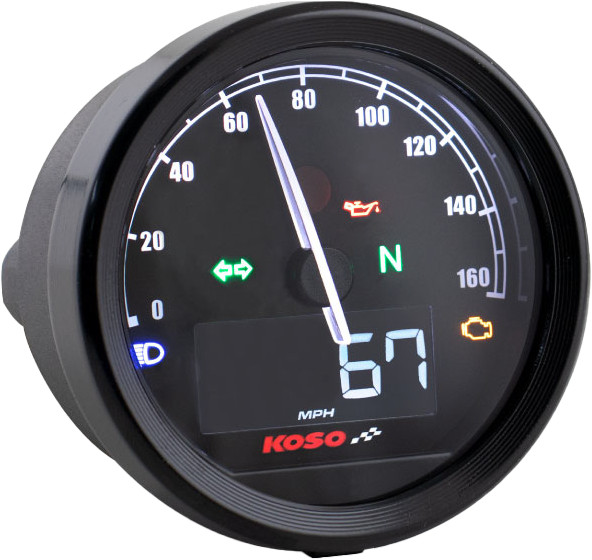 Koso North America TNT-05S D60 Digital Speedometer