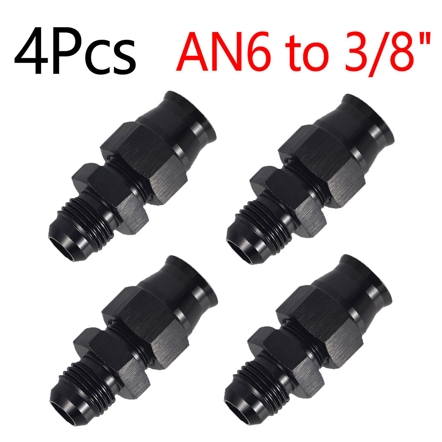 NEW 4Pcs 6AN To 3/8\