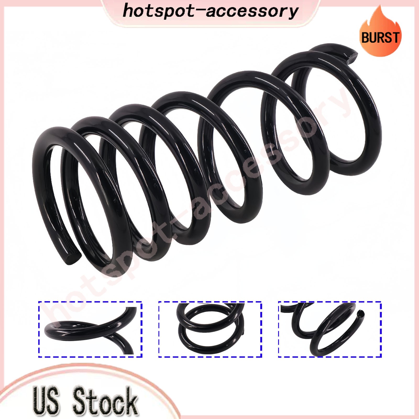 Rear Coil Spring Suspension For Toyota Sienna 11-14 LE Limited XLE 4823108011