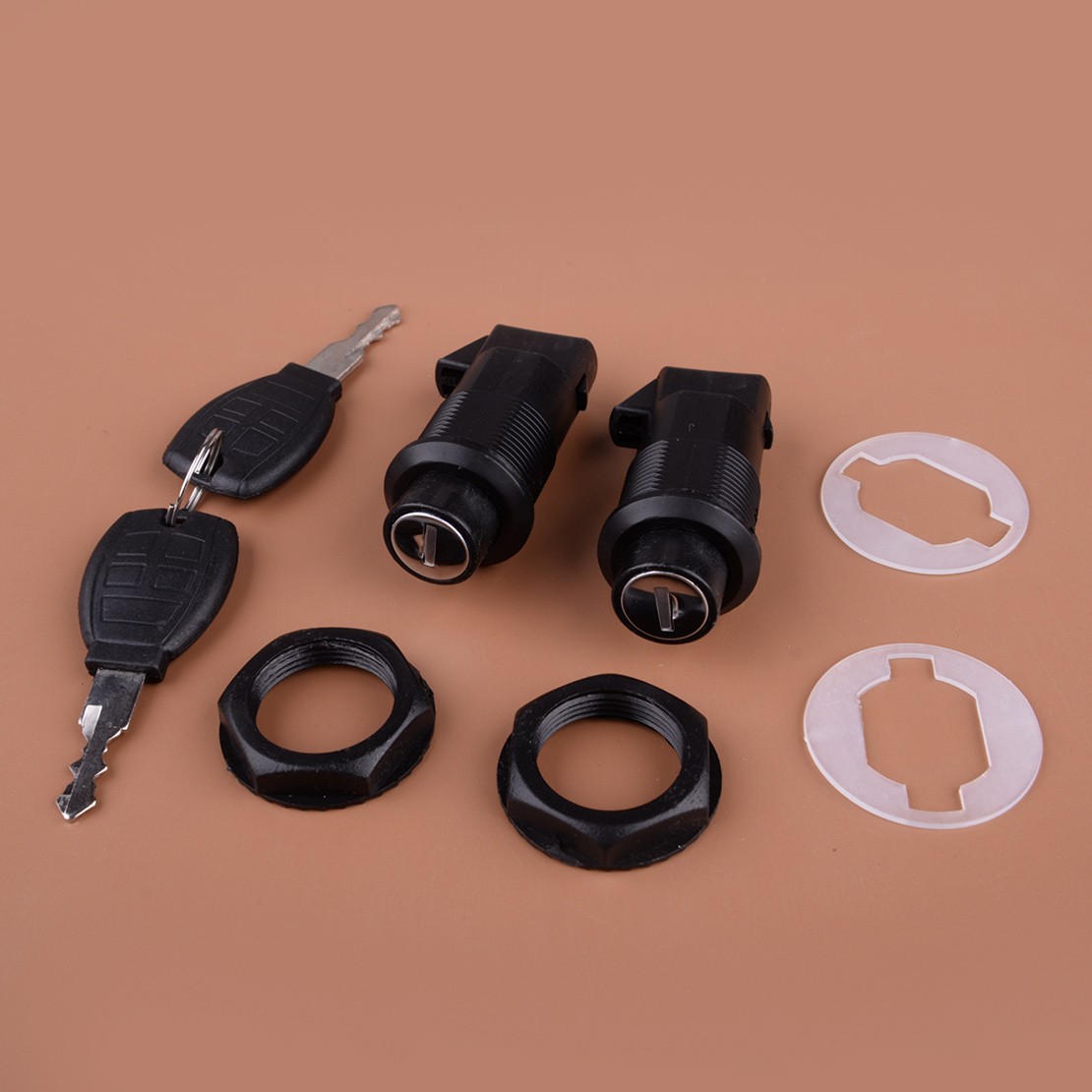 RS Lock Set 2 Keys Kit Fit For Motorcycle Hard Saddlebags Saddle Bag New