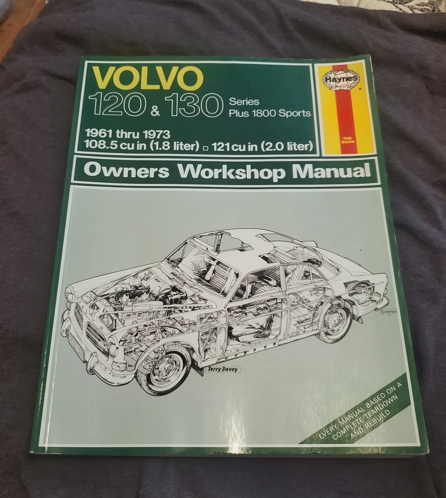 Haynes 203 Volvo 120 & 130 Series 1961 to 1973 Owners Workshop Manual EUC Haynes 203 Volvo 120 & 130 Series 1961 to 1973 Owners Workshop Manual EUC