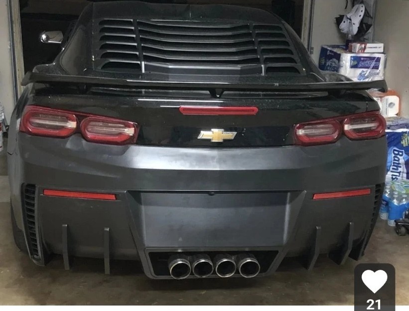 Corvette style Bumper for 2017-2024 Camaro. Lists for $1200. New, Still in Box.