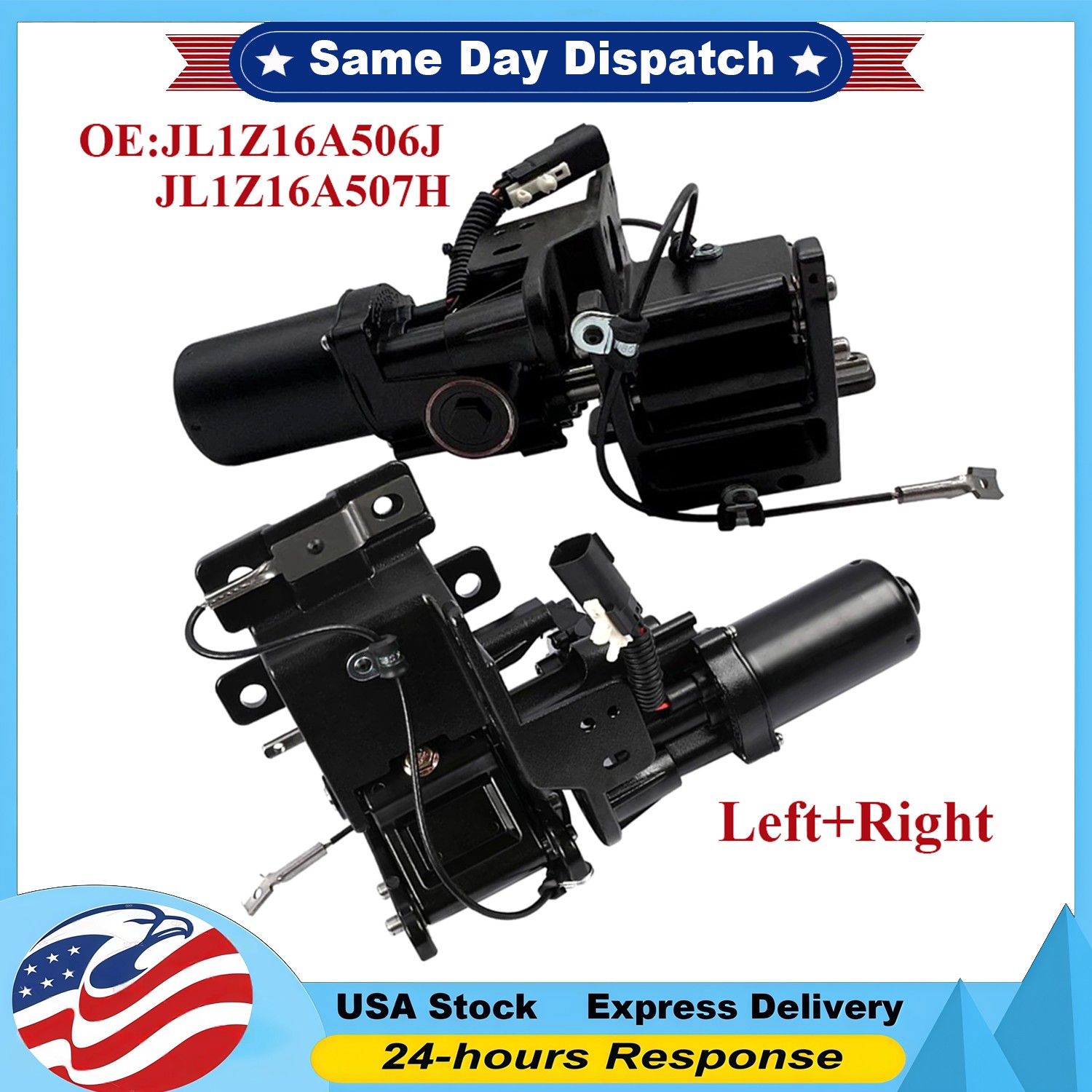 Pair Power Running Board Motor For Ford Expedition Lincoln Navigator 2018-2024