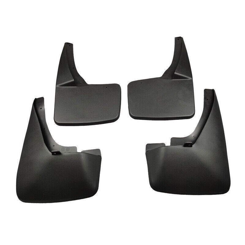 4x/set Molded Splash Gugards Mud Flaps Kit For 2015-2020 Cadillac Escalade Black