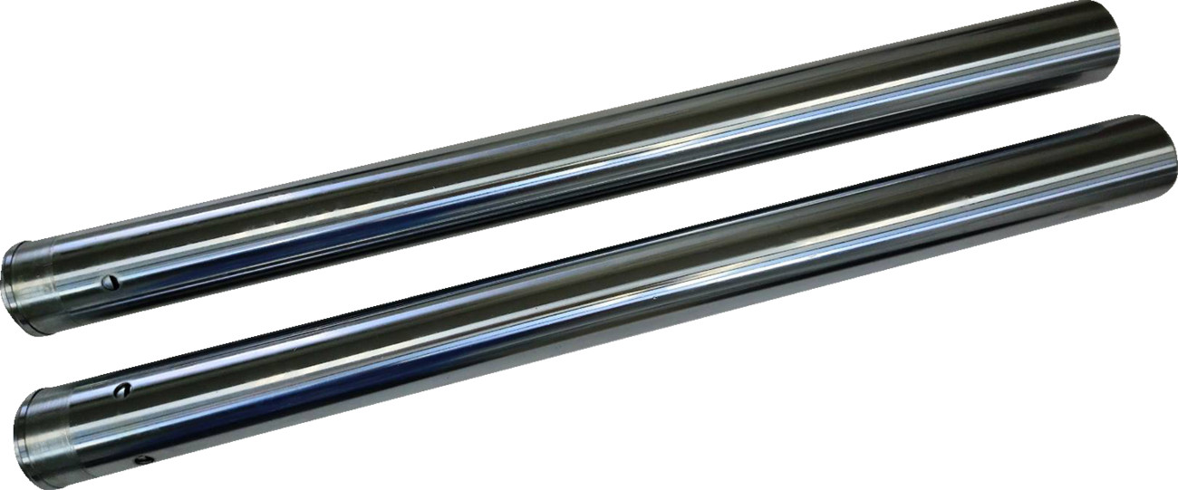 Drag Specialties Hard Chrome 49mm Replacement Fork Tubes 2017-23 Harley Touring Drag Specialties Hard Chrome 49mm Replacement Fork Tubes 2017-23 Harley Touring