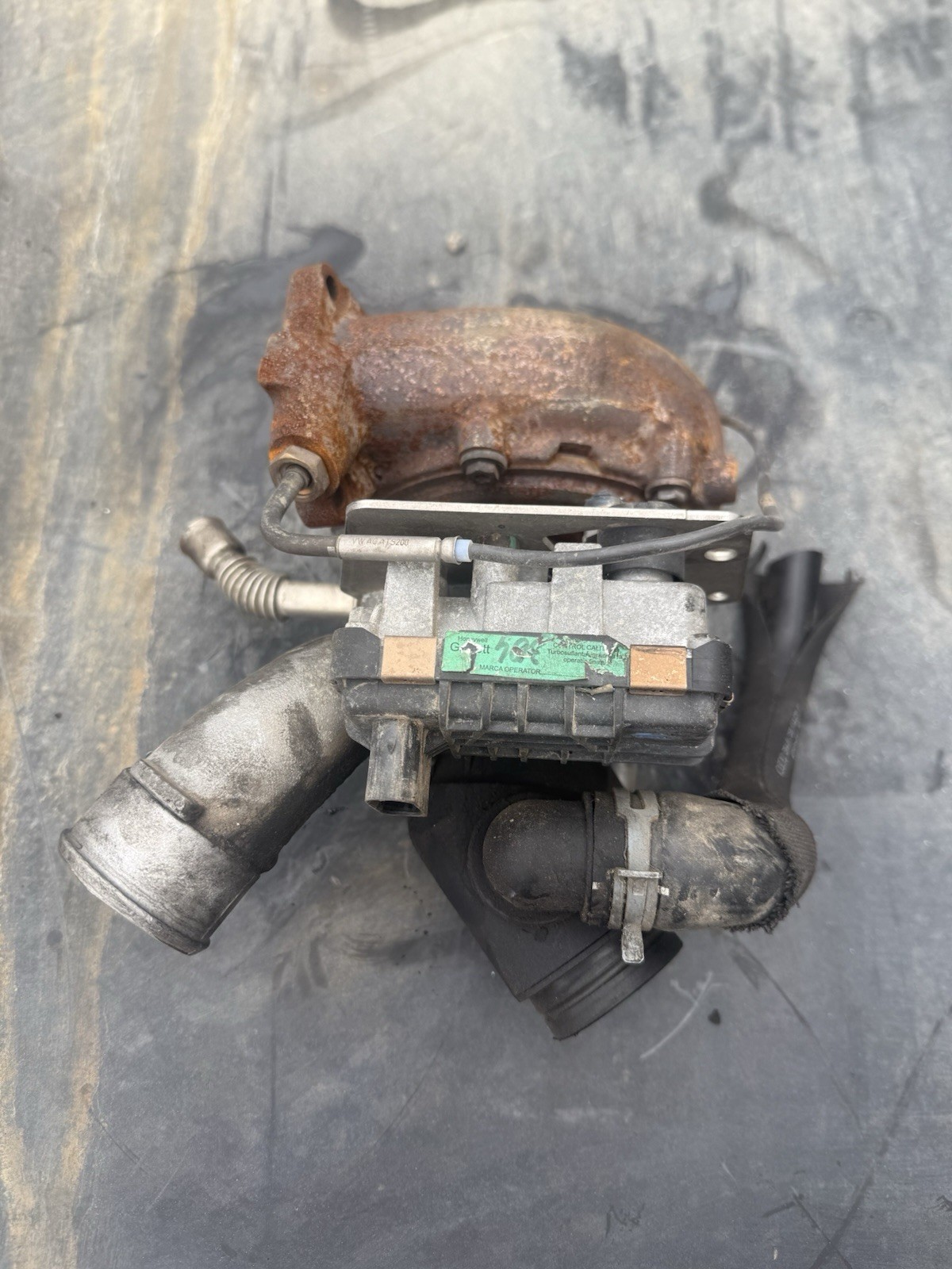 65K MILES Volkswagen Audi 3.0L TDI CATA Turbocharger W/Actuator 059145873F OEM 65K MILES Volkswagen Audi 3.0L TDI CATA Turbocharger W/Actuator 059145873F OEM
