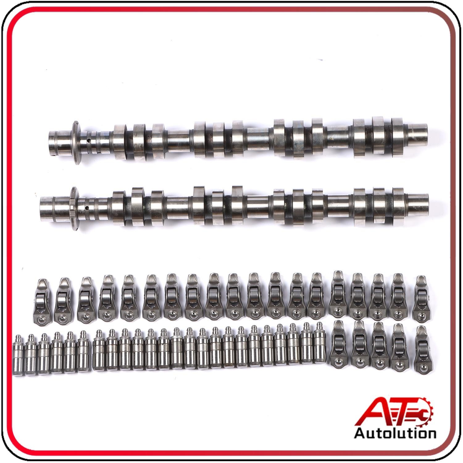 24Pcs Hydraulic Tappet + Rocker Arms & 2x Camshaft Kit For Ford Mustang 4.6L 3V