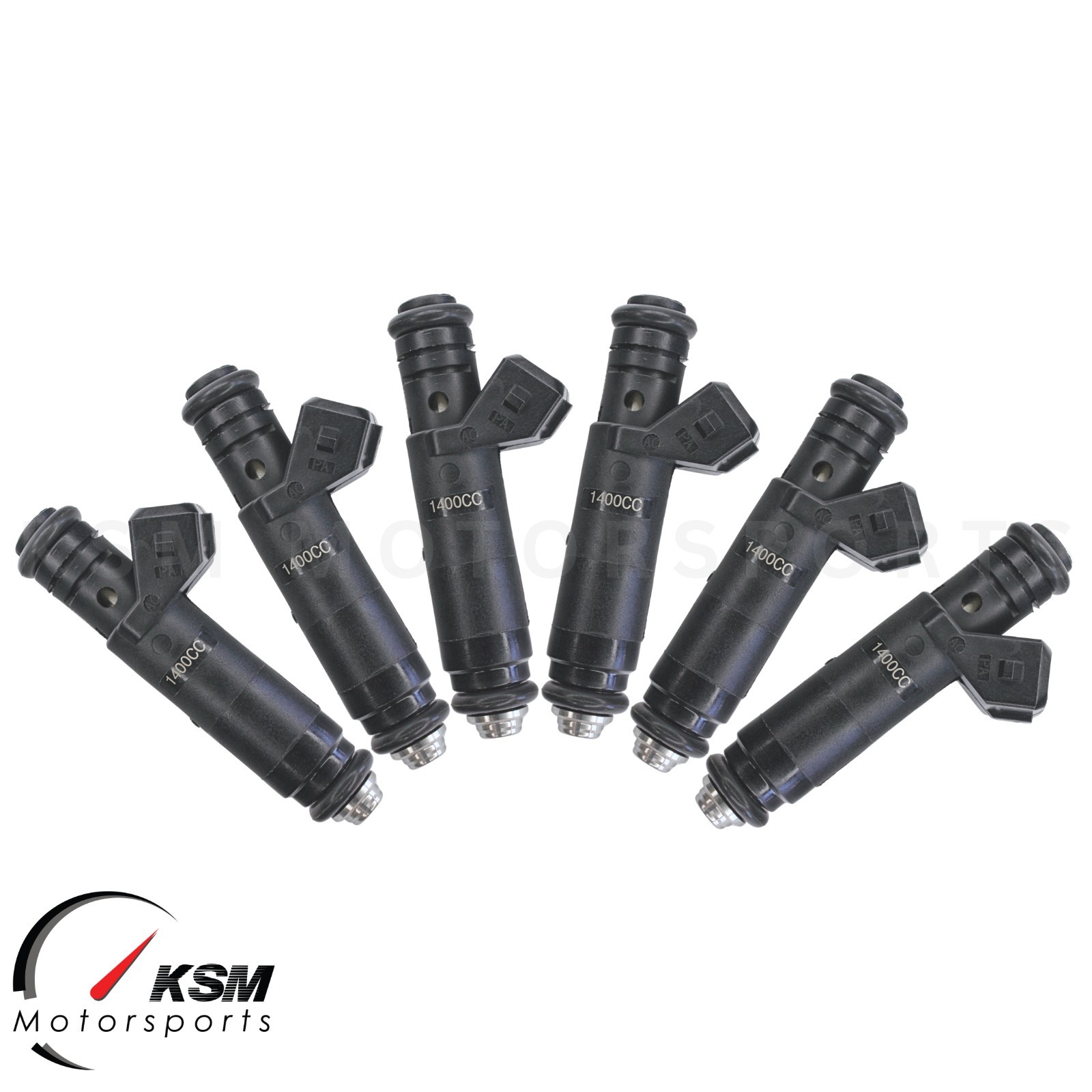 6 1400cc 133lb fit Siemens Deka Fuel Injector EV1 for VW Audi BMW Ford Chevrolet