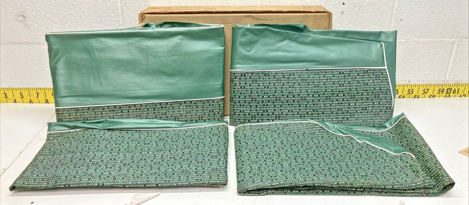 NOS Howard Zink 722-1 168S Green Seat Covers 1940-50s Chevrolet/Dodge/Ford (SC)