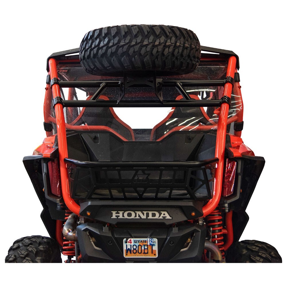 Tusk Spare Tire Carrier Compatible with Honda Talon 1000X-4/R-4 2020-2024 Tusk Spare Tire Carrier Compatible with Honda Talon 1000X-4/R-4 2020-2024