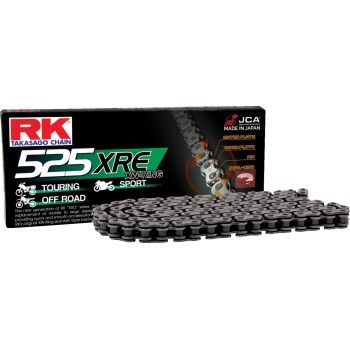 RK 525 XRE XW-Ring Chain 122 Links Natural (Street)