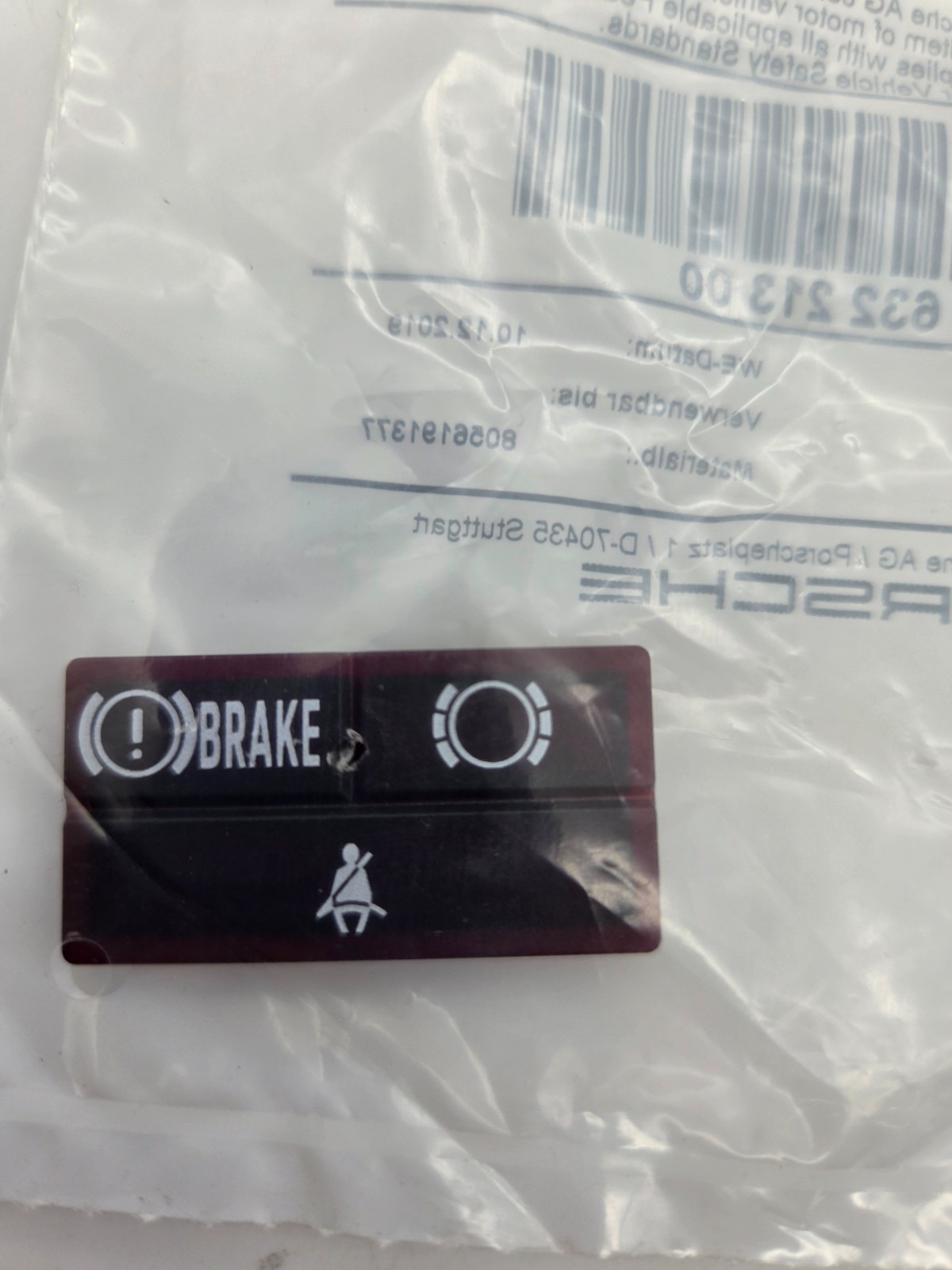 Porsche 911 924S 944 (84-89) Indicator Light Lens PCG63221300 GENUINE Porsche 911 924S 944 (84-89) Indicator Light Lens PCG63221300 GENUINE