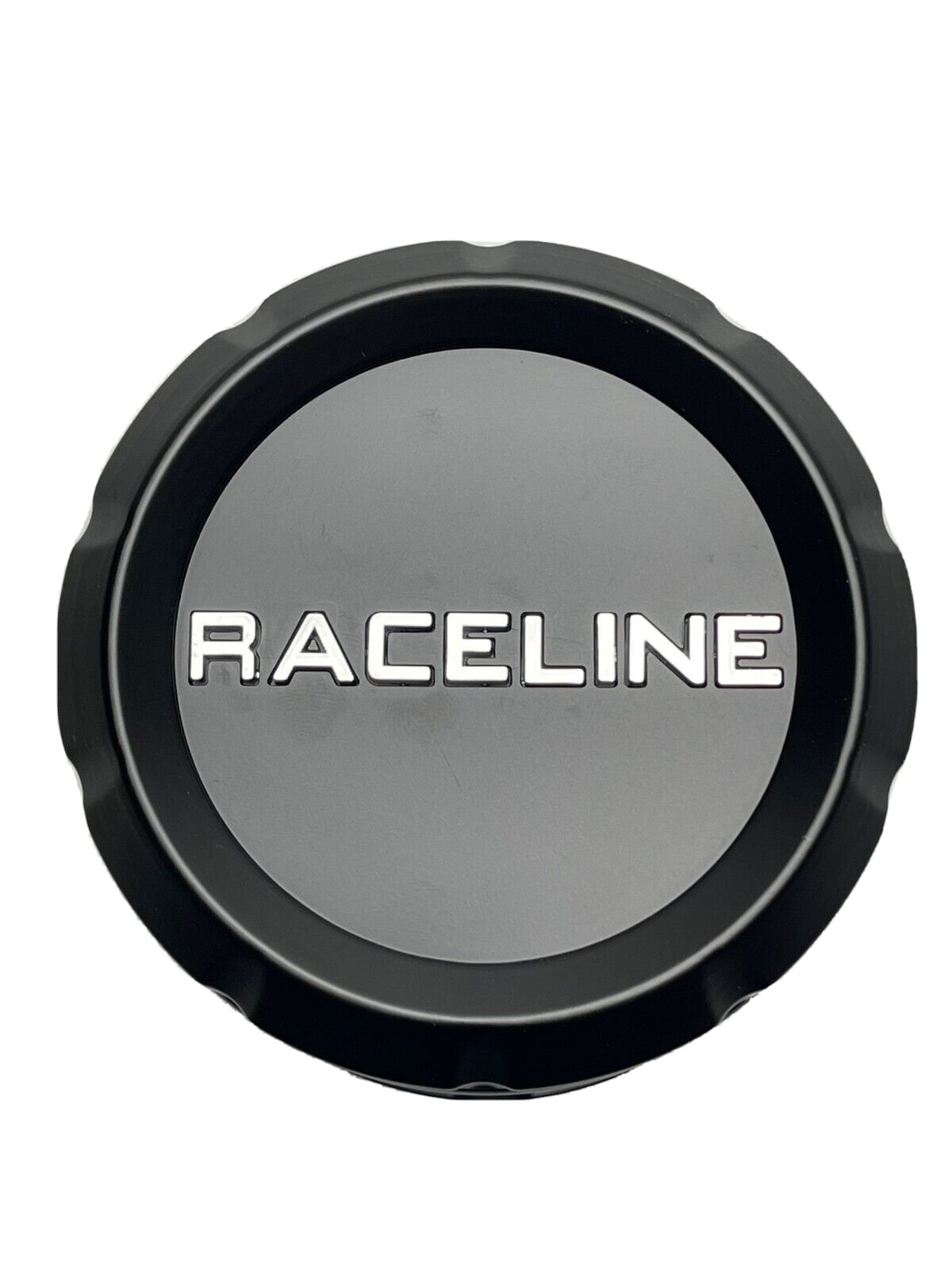 Raceline Matte Black Push Thru Wheel Center Cap BG108B-FB BG108B