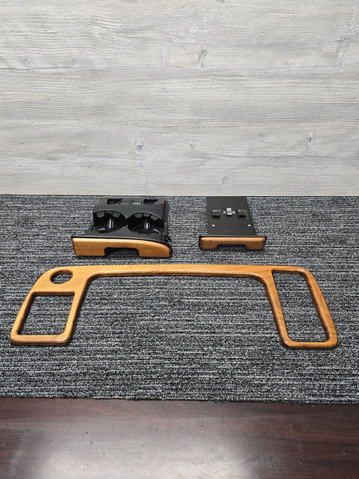 94-97 DODGE RAM DASH WOOD TRIM  SET ASHTRAY CUP HOLDER BEZEL 1994 OEM WOODGRAIN 
