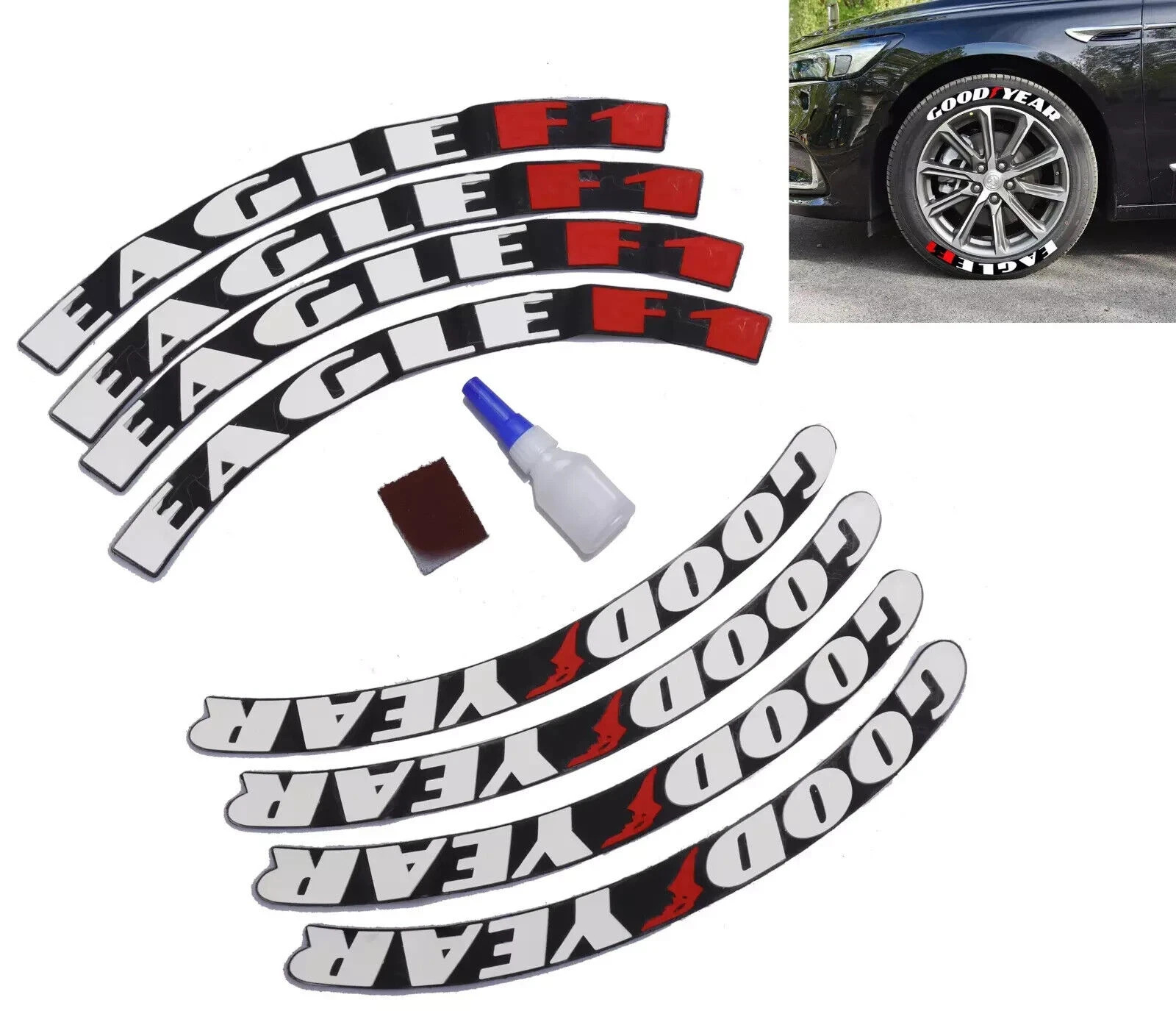 Goodyear Eagle F1 Tire Stickers 15\