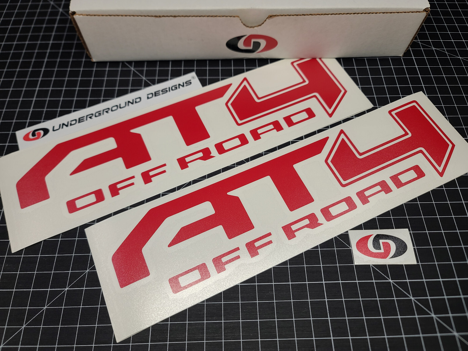 AT4 Decals (2pk) OFF ROAD Bedside Fender Stickers Fits 2019-26 GMC Sierra 1500