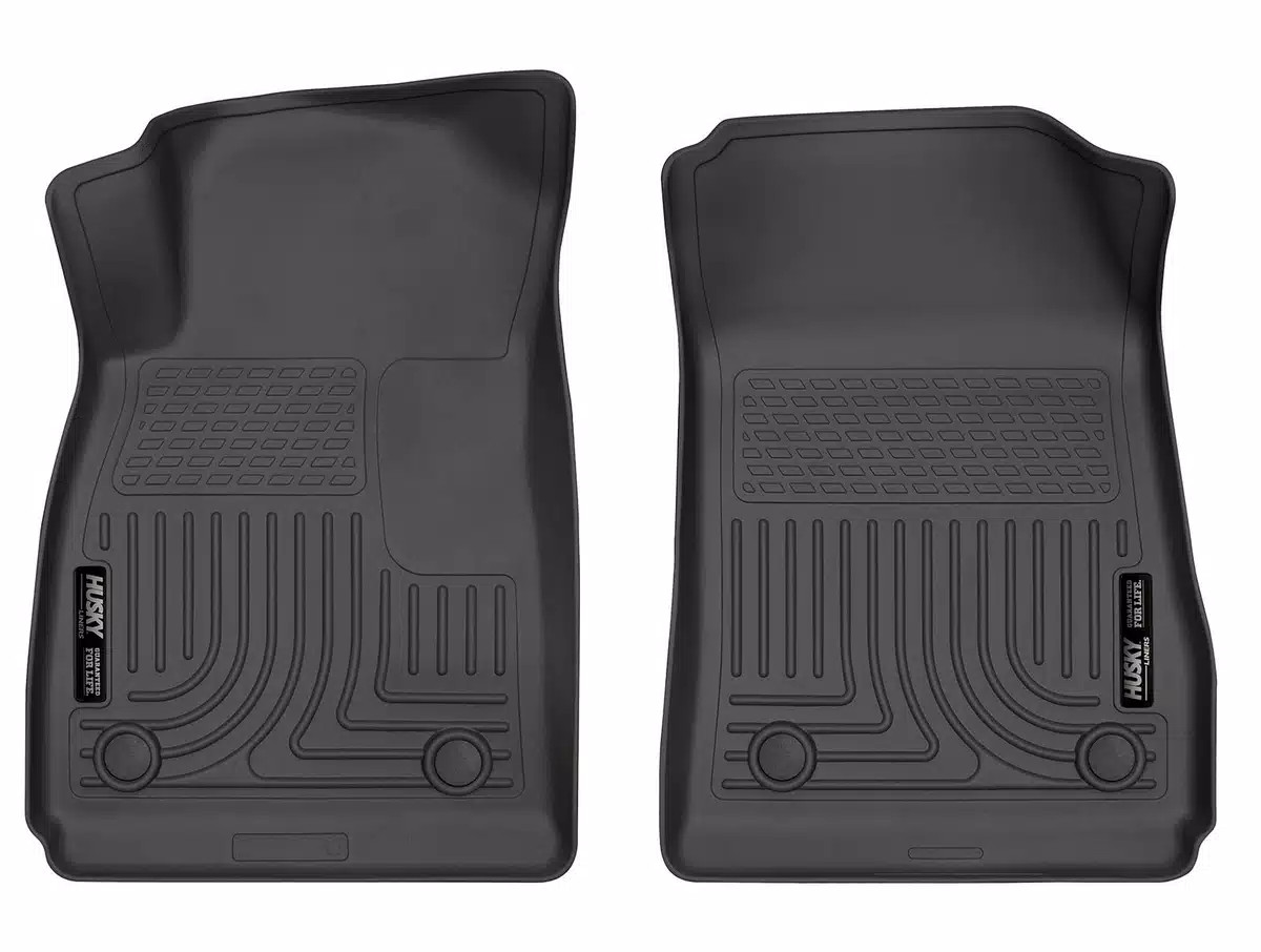 Husky WeatherBeater Front Floor Liners 2pc Fits 2014-2020 Chevy Impala Black