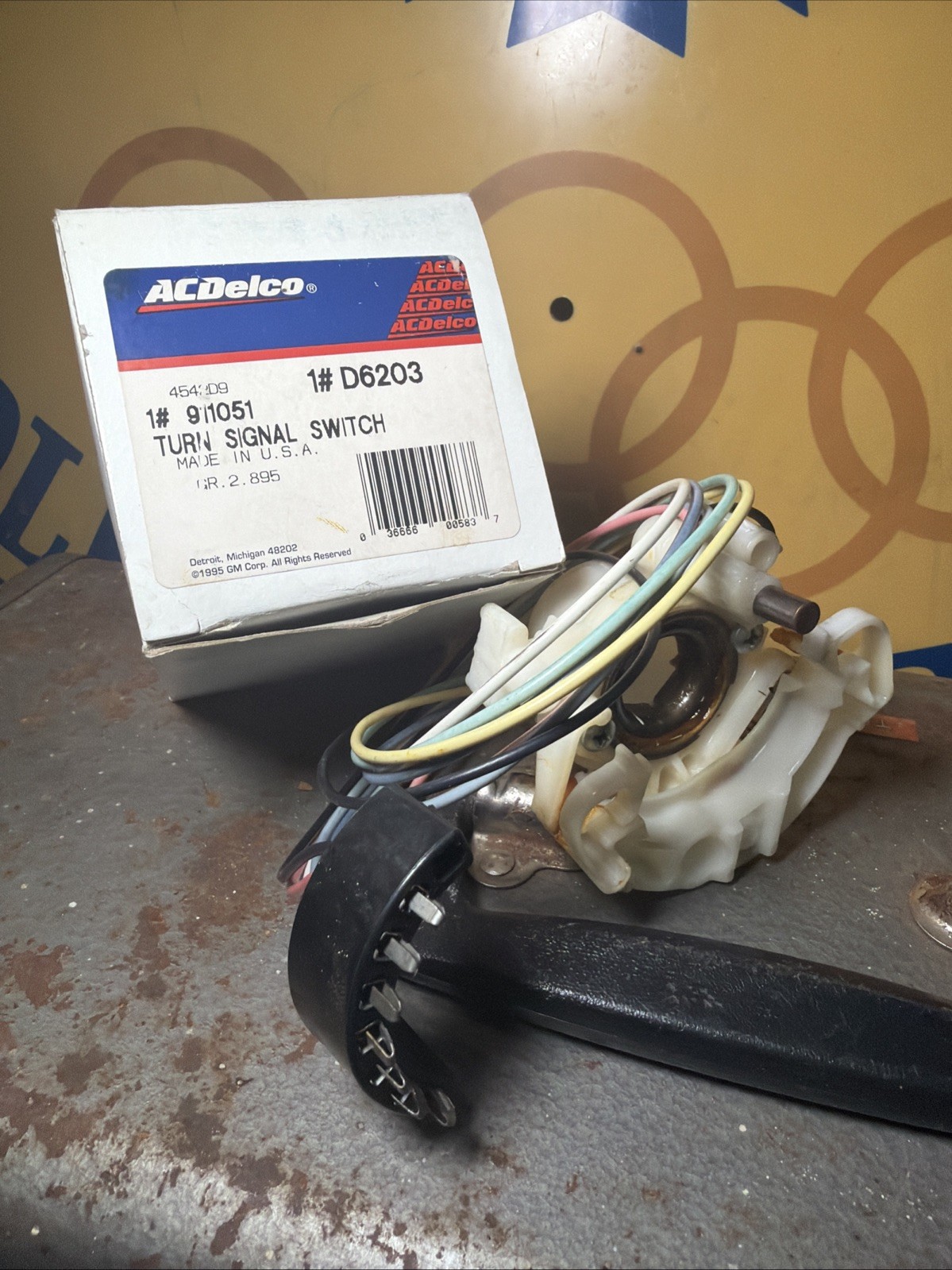 NOS ACDelco D6203 GM 911051 Turn Signal Switch 1964-66 Corvette Chevelle Guide