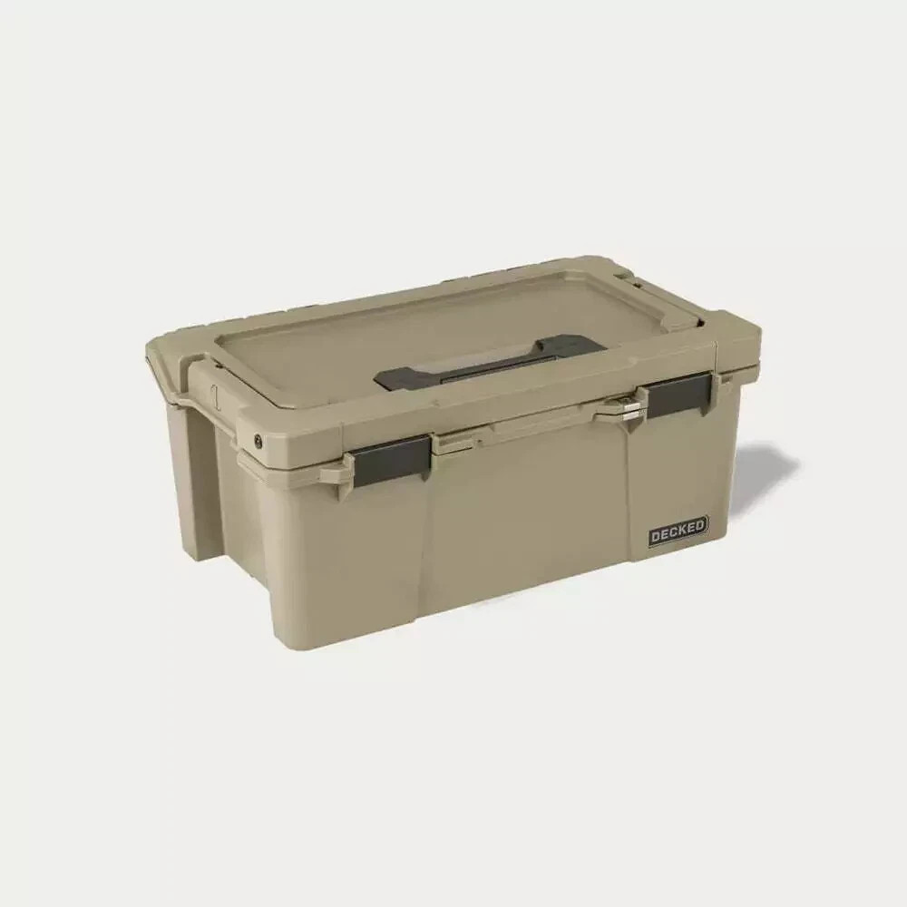 Decked Tool Box A0010-SIXR-TAN Sixer 16; Portable; Single Lid