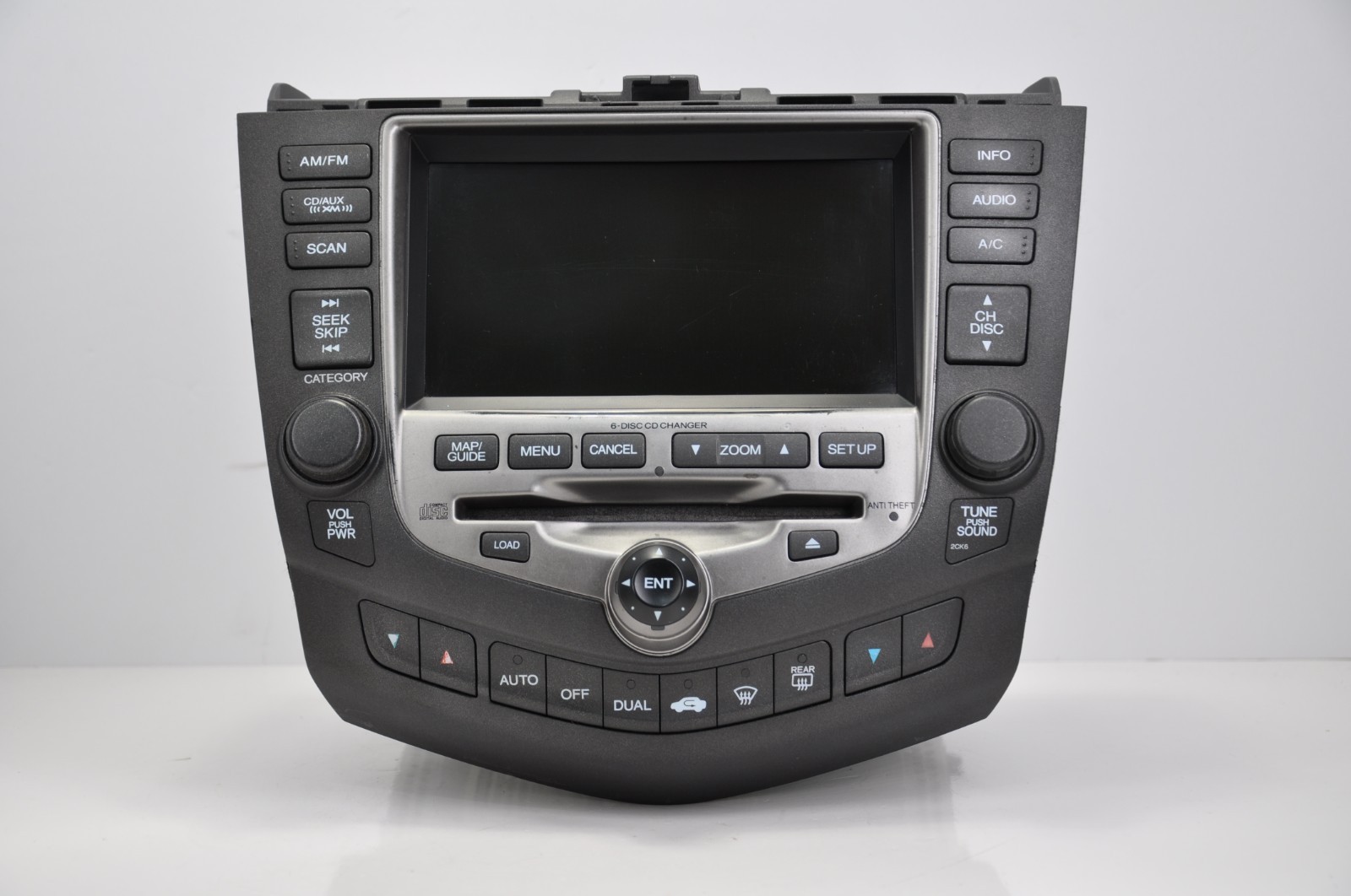 🚘▶ 06-07 HONDA ACCORD HYBRID NAVI GPS DVD RADIO CLIMATE 39051-SDR-A420-M1 CODE
