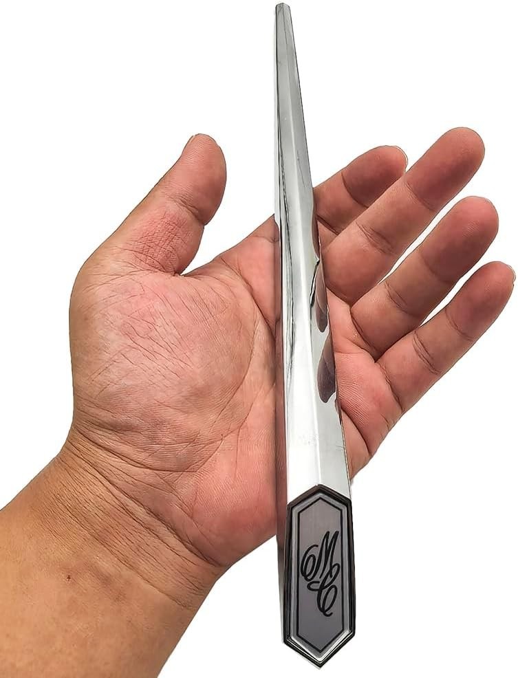 NEW 1972 Monte Carlo Hood Ornament Spear Emblem Assembly Chrome MC Script Repro