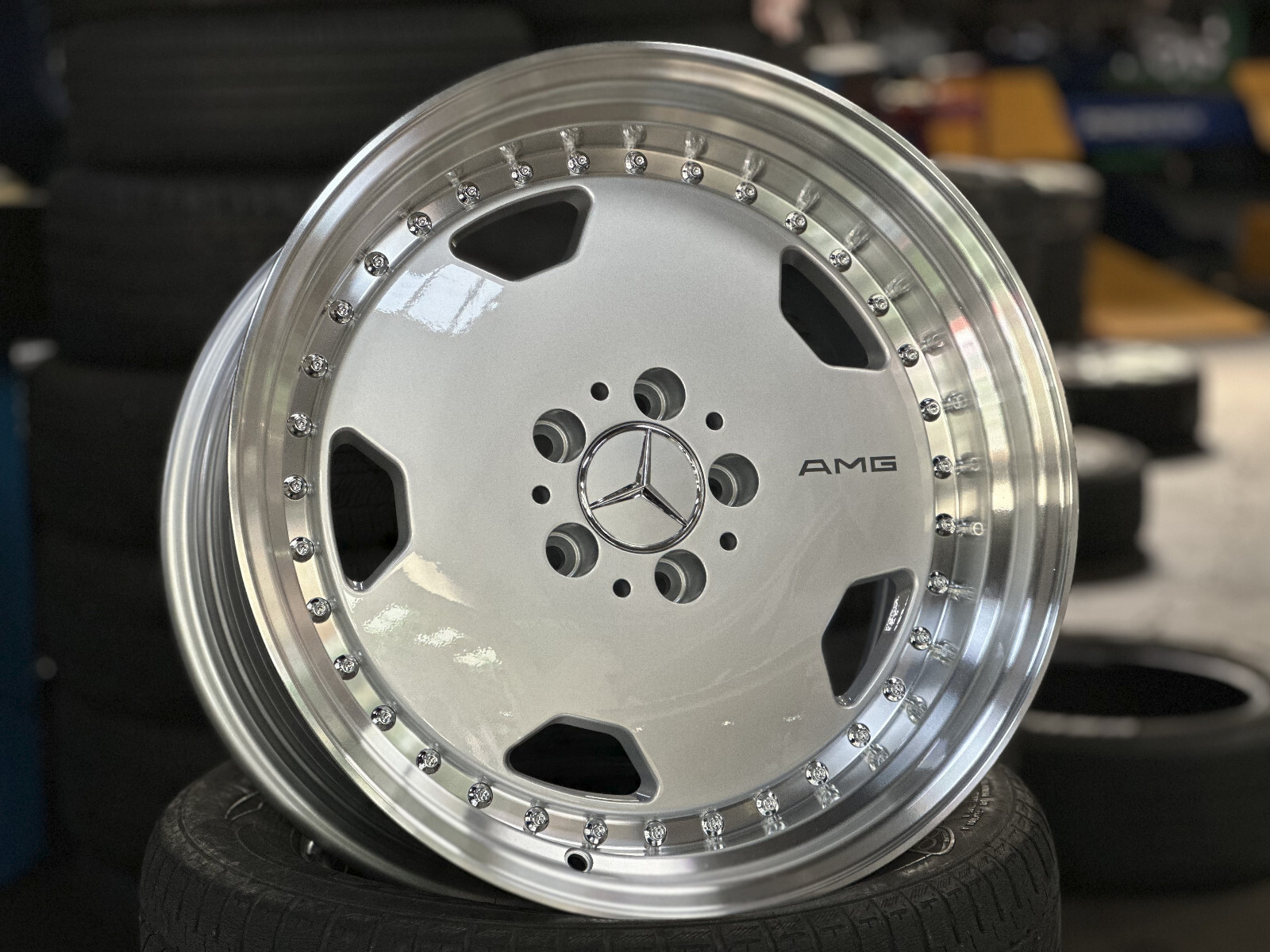 New 18x8.5 ET18 18x9.5 ET20 Aero Classic Mercedes (4 Wheels) 300SEC 500 SEC W126