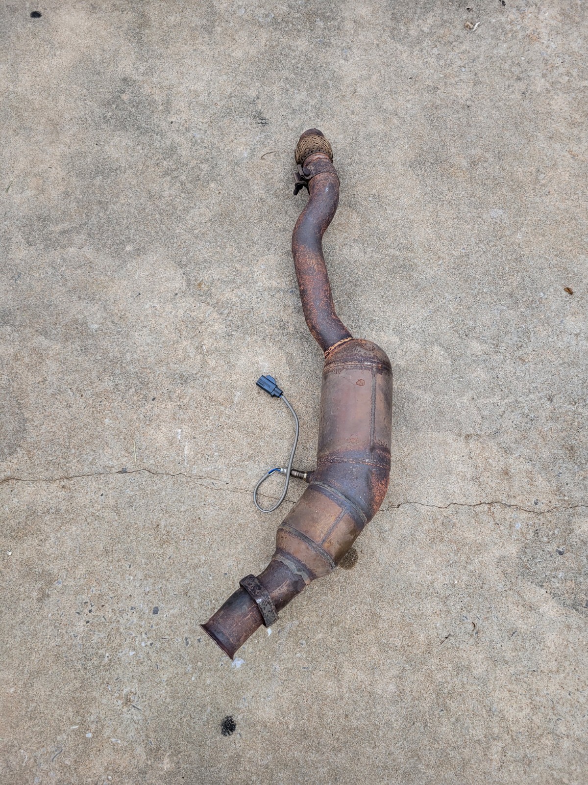 10-13 Land Rover LR4 L320 5.0L RIGHT PASSENGER SIDE EXHAUST DOWNPIPE OEM