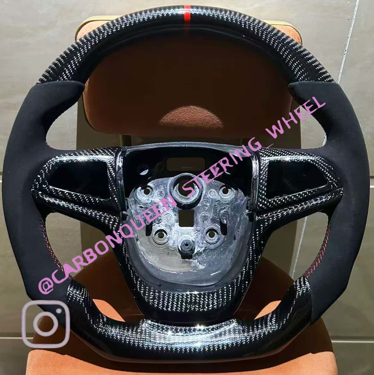 carbon fiber steering wheel for CHEVY SS SV6VF2/Holden VF HSV +BUTTONS COVER