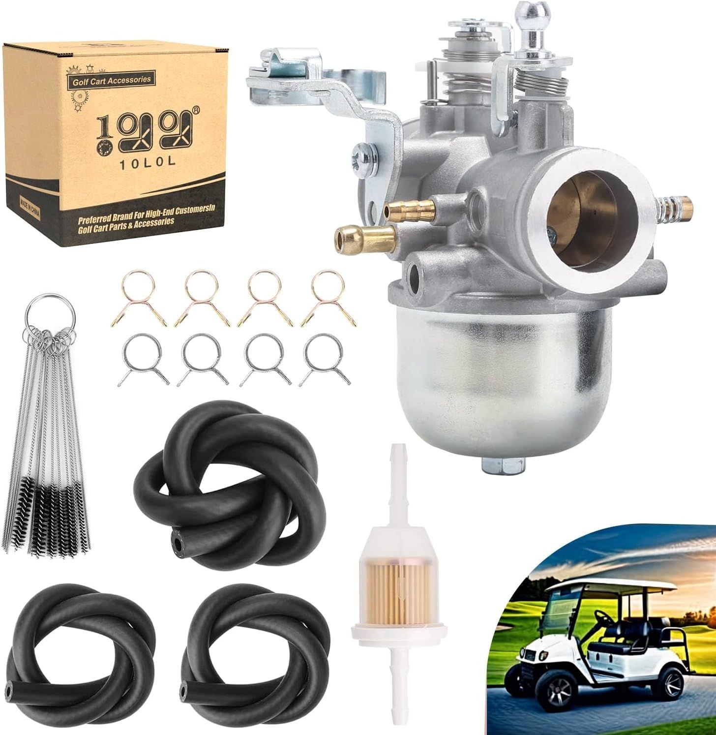 J24-14101-00 & J24-14101-01 Carburetor for 1979-1989 Yamaha G1 2-Cycle Gas Golf
