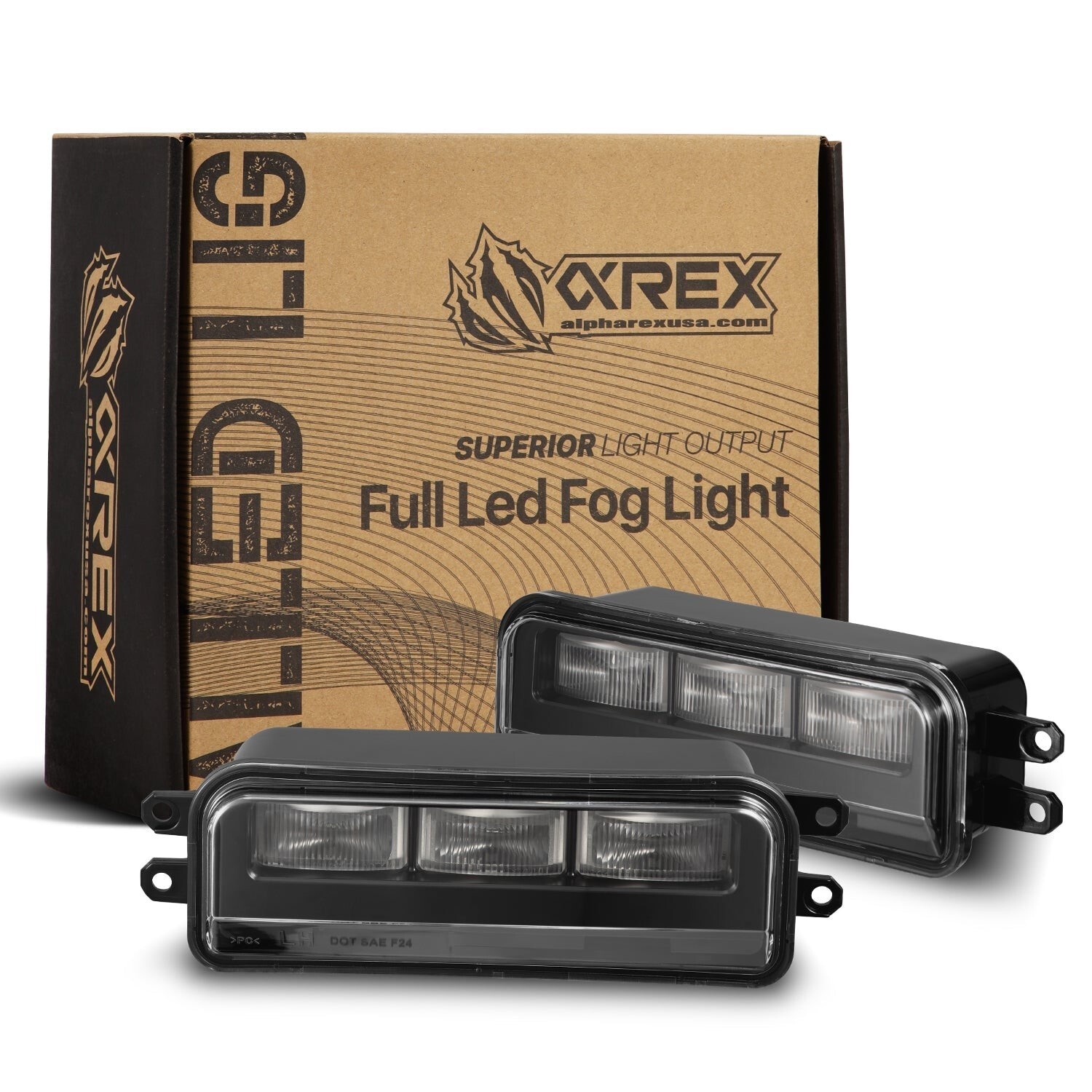 AlphaRex Dual Color LED Fog Lights for 2022-2026 Toyota Tundra and More