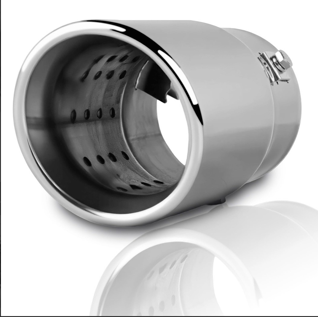Exhaust Tip 1.5-2 Inlet 3.5 Outlet 6 Length Exhaust Tip Chrome