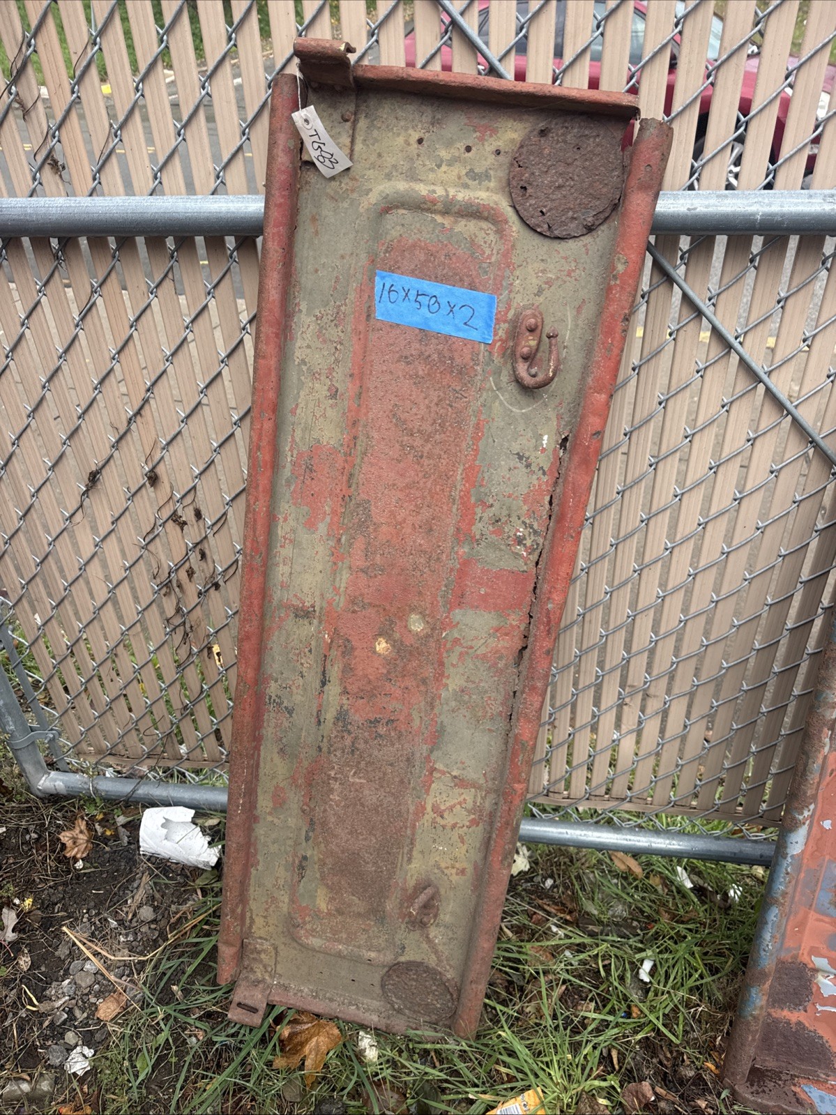 Vintage KNOX Tailgate, BLANK NO NAME ORIGINAL VINTAGE TRUCK