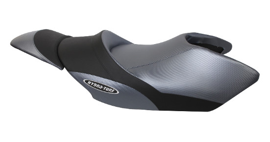 Hydro-Turf Seat Cover Yamaha FZR 2012-2016 black silver cf Hydro-Turf Seat Cover Yamaha FZR 2012-2016 black silver cf