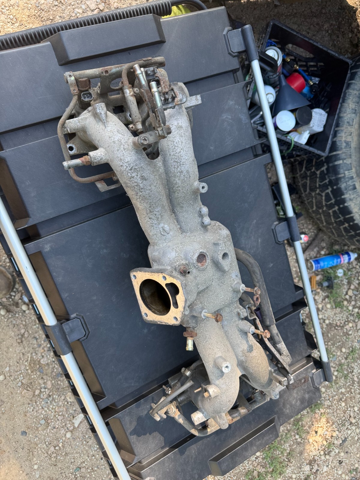02 03 SUBARU IMPREZA WRX INTAKE MANIFOLD & FUEL RAILS W/ INJECTORS 02 03 SUBARU IMPREZA WRX INTAKE MANIFOLD & FUEL RAILS W/ INJECTORS