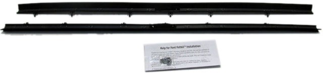 Window Sweeps Felt Kit for Lincoln Mark VII 1984-1990 Sedan Replacement 2pcs