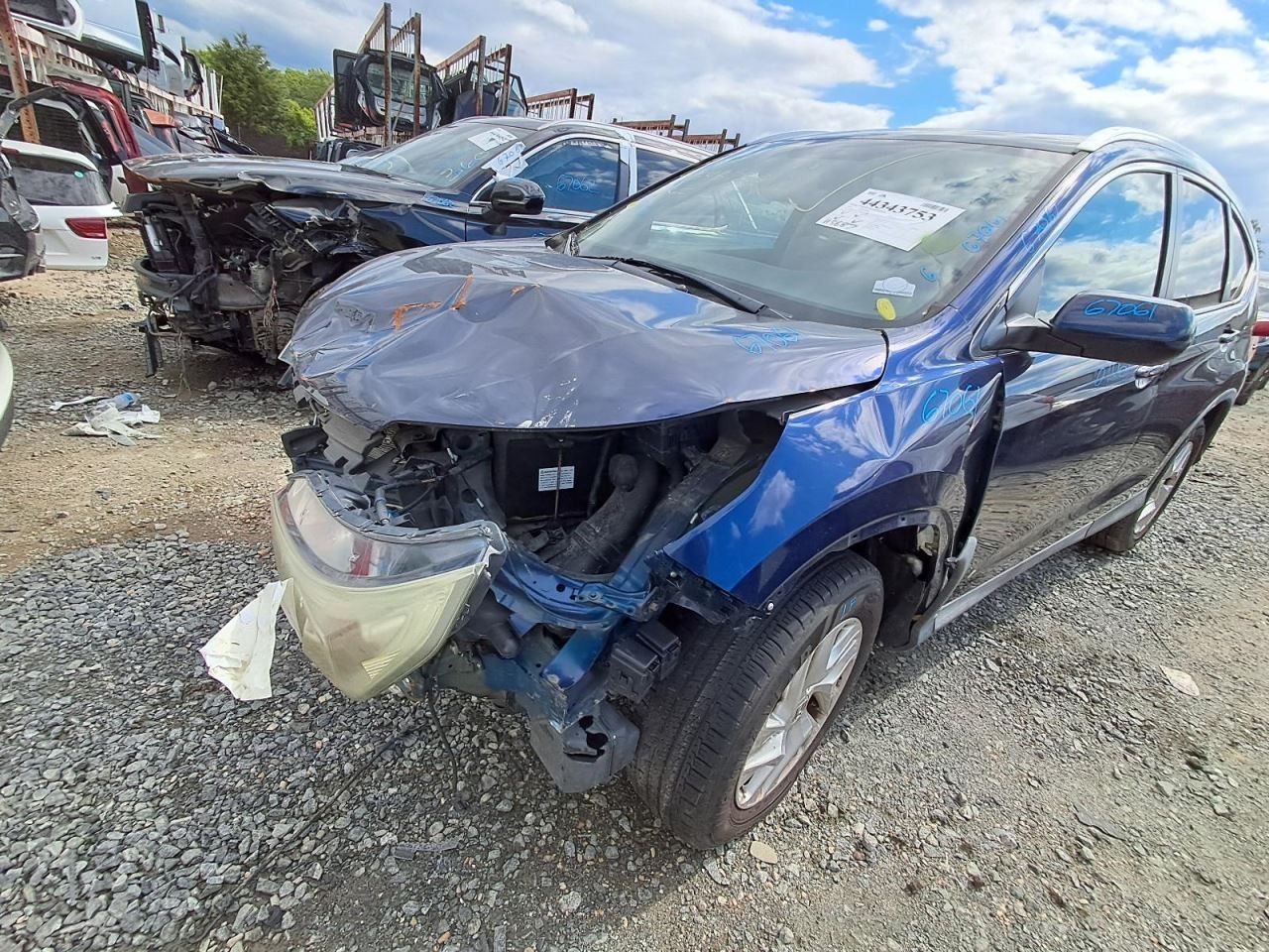 Passenger Air Bag Passenger Roof With Sunroof Fits 15-16 CR-V 2950193