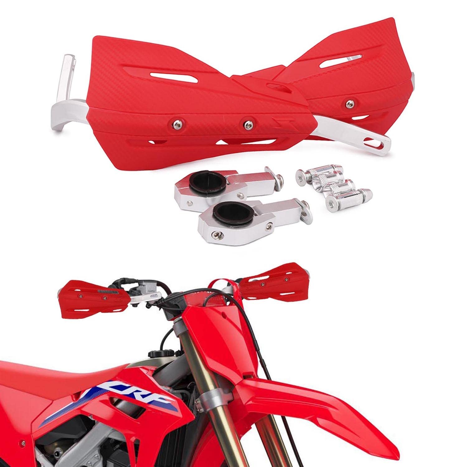 7/8'' 1 1/8'' Handguard Hand Guards Fit For Honda XR CR XL TRX CRF ATV Dirt Bike 7/8'' 1 1/8'' Handguard Hand Guards Fit For Honda XR CR XL TRX CRF ATV Dirt Bike