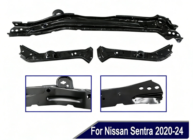3X Radiator Core Support Center Left Right Bracket For Nissan Sentra 2020-2024