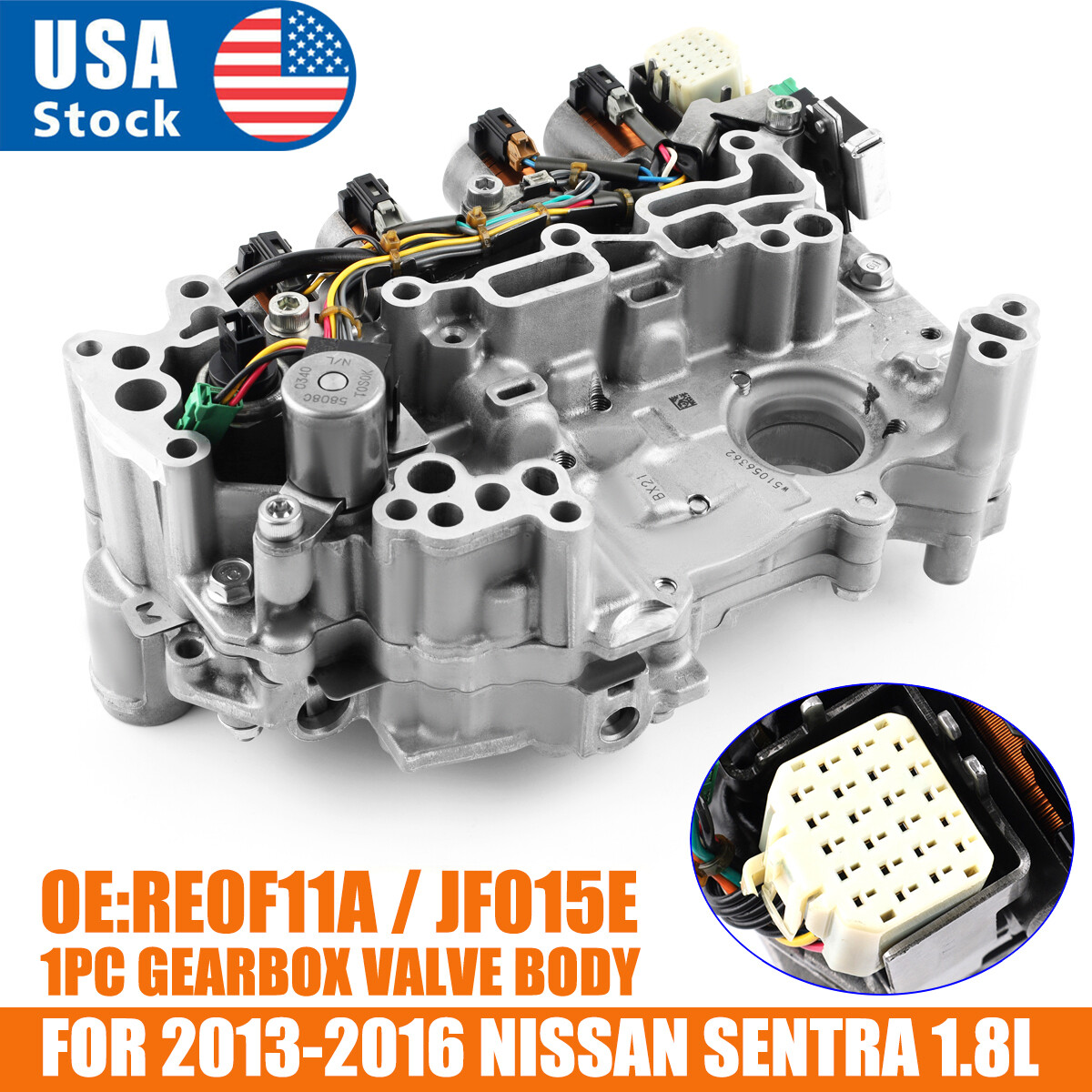 RE0F11A JF015E CVT Valve Body For Nissan Sentra 1.8L Versa 1.6L Remanufactured