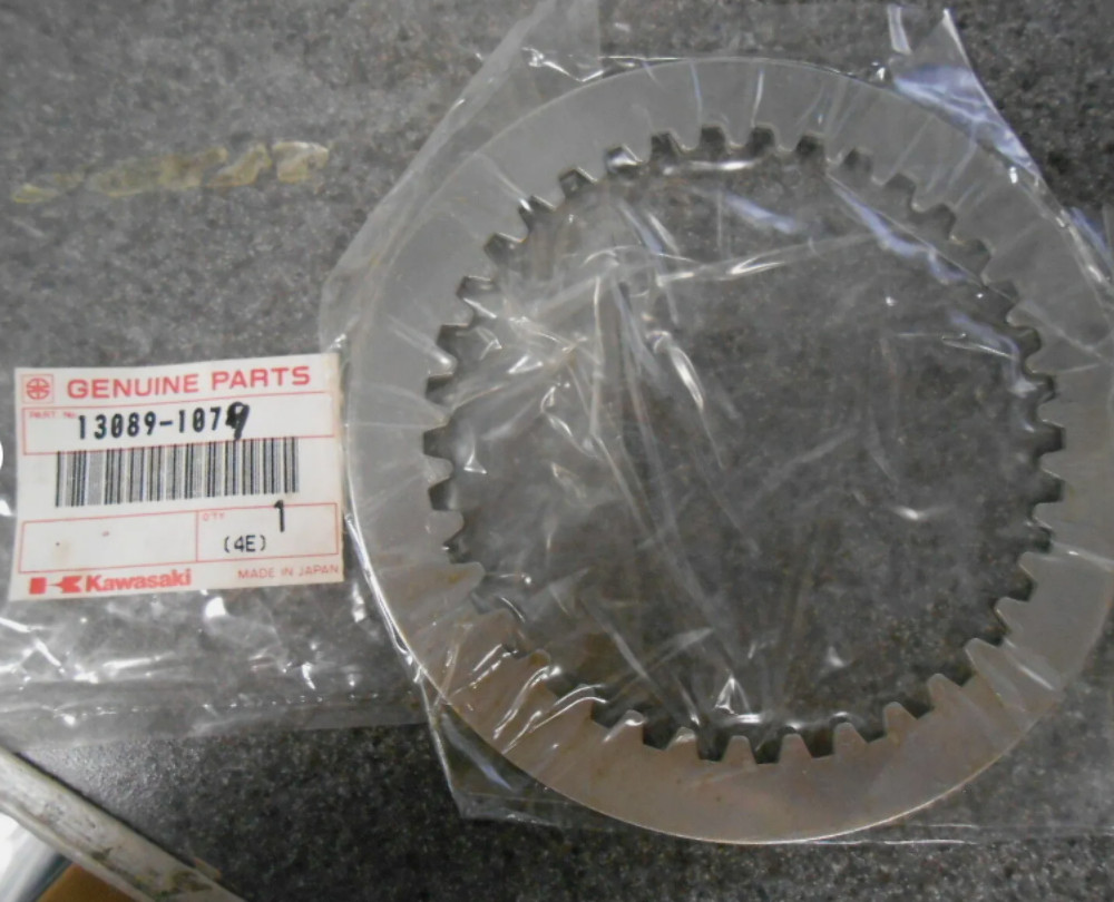 1987-2004 Kawasaki KX250 KX500 Tecate KDX250 Clutch Plate NOS OEM 13089-1079