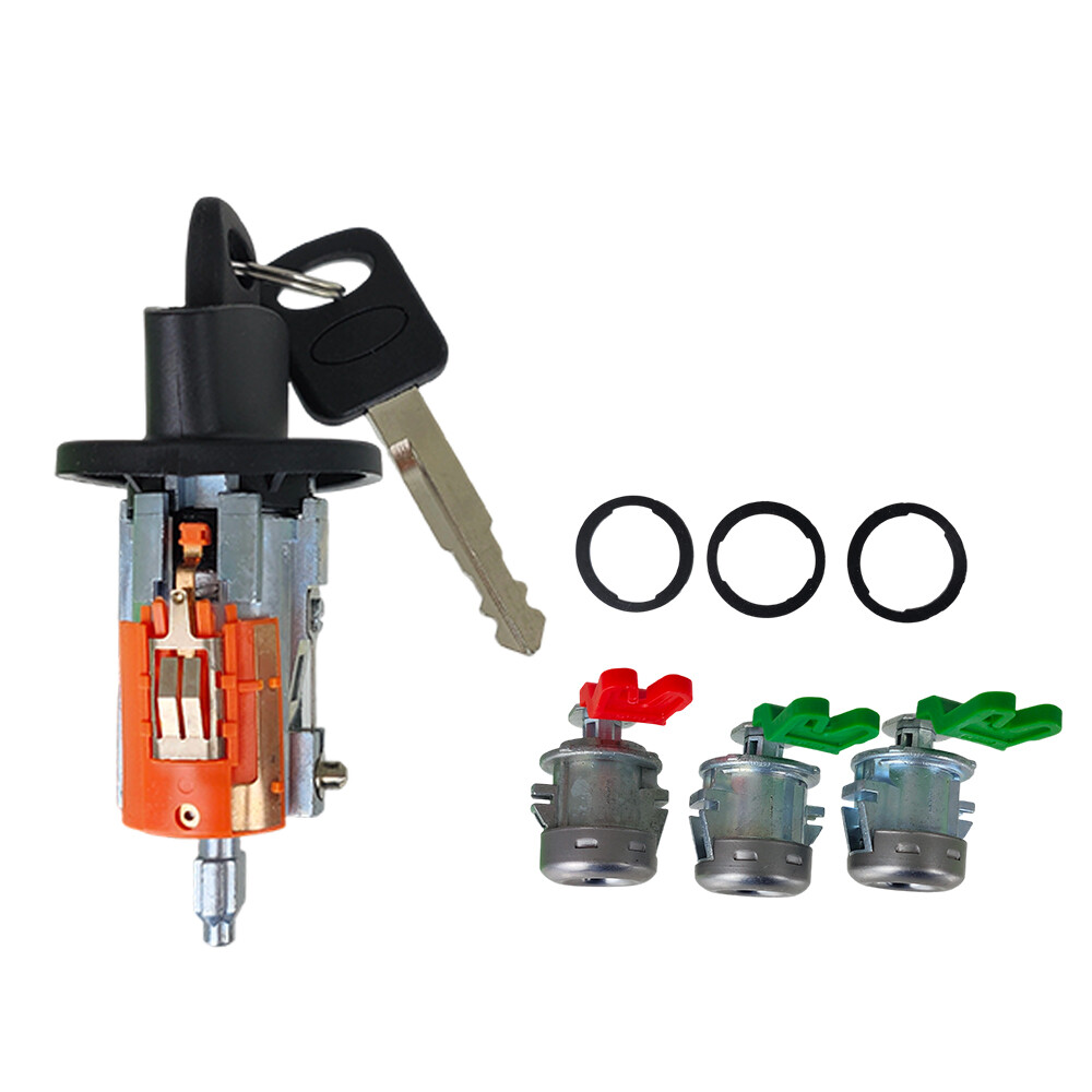 Ignition & Door Lock Cylinder For 1997-2007 Ford F150 F350 F450 F250 and 2 Keys Ignition & Door Lock Cylinder For 1997-2007 Ford F150 F350 F450 F250 and 2 Keys
