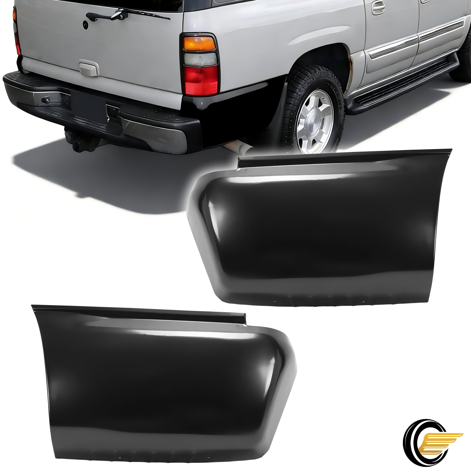 Pair Lower Rear Quarter Panel For 2000-2006 Chevrolet Suburban / GMC Yukon