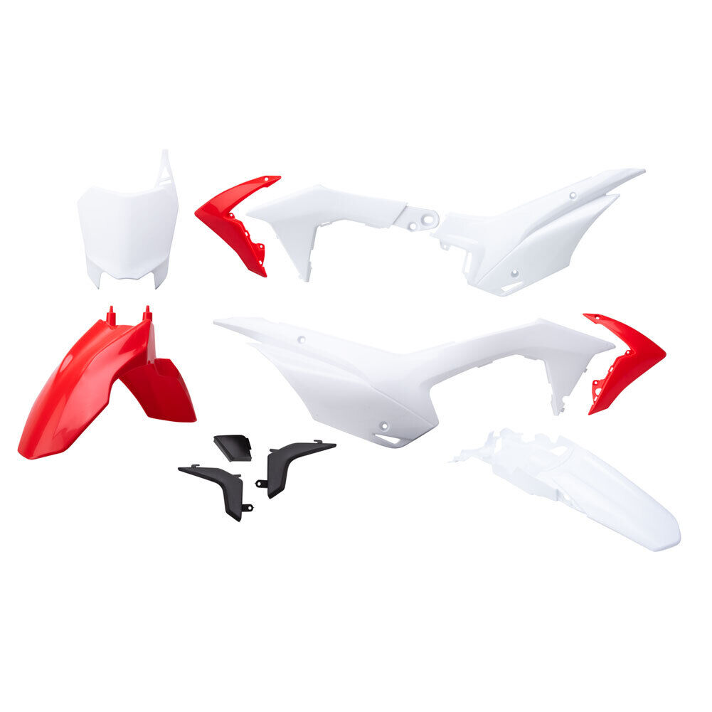 QA Parts Complete Plastic Kit Red/White Fits HONDA CRF110F 2013-2018 1821550009