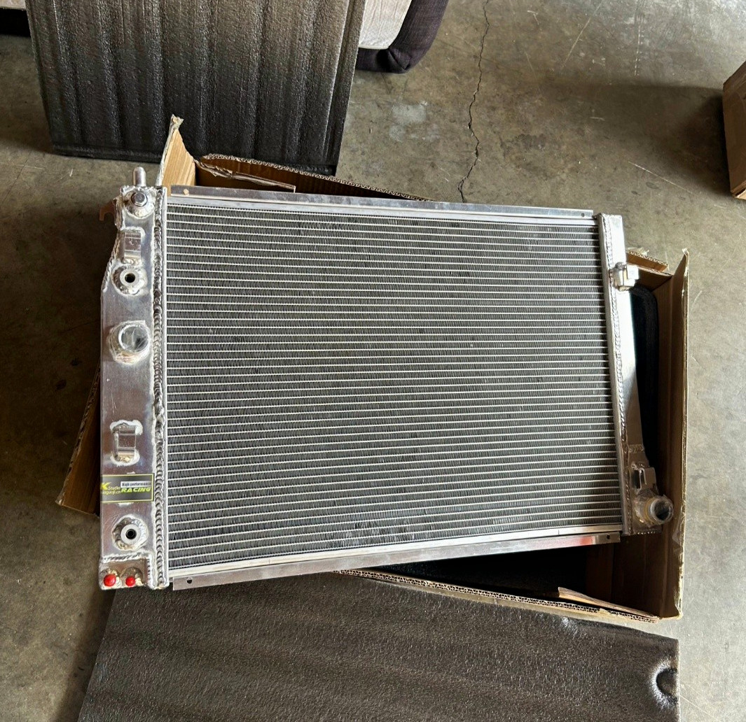 all-aluminum performance/racing radiator (such as a  Chevrolet Corvette C6).