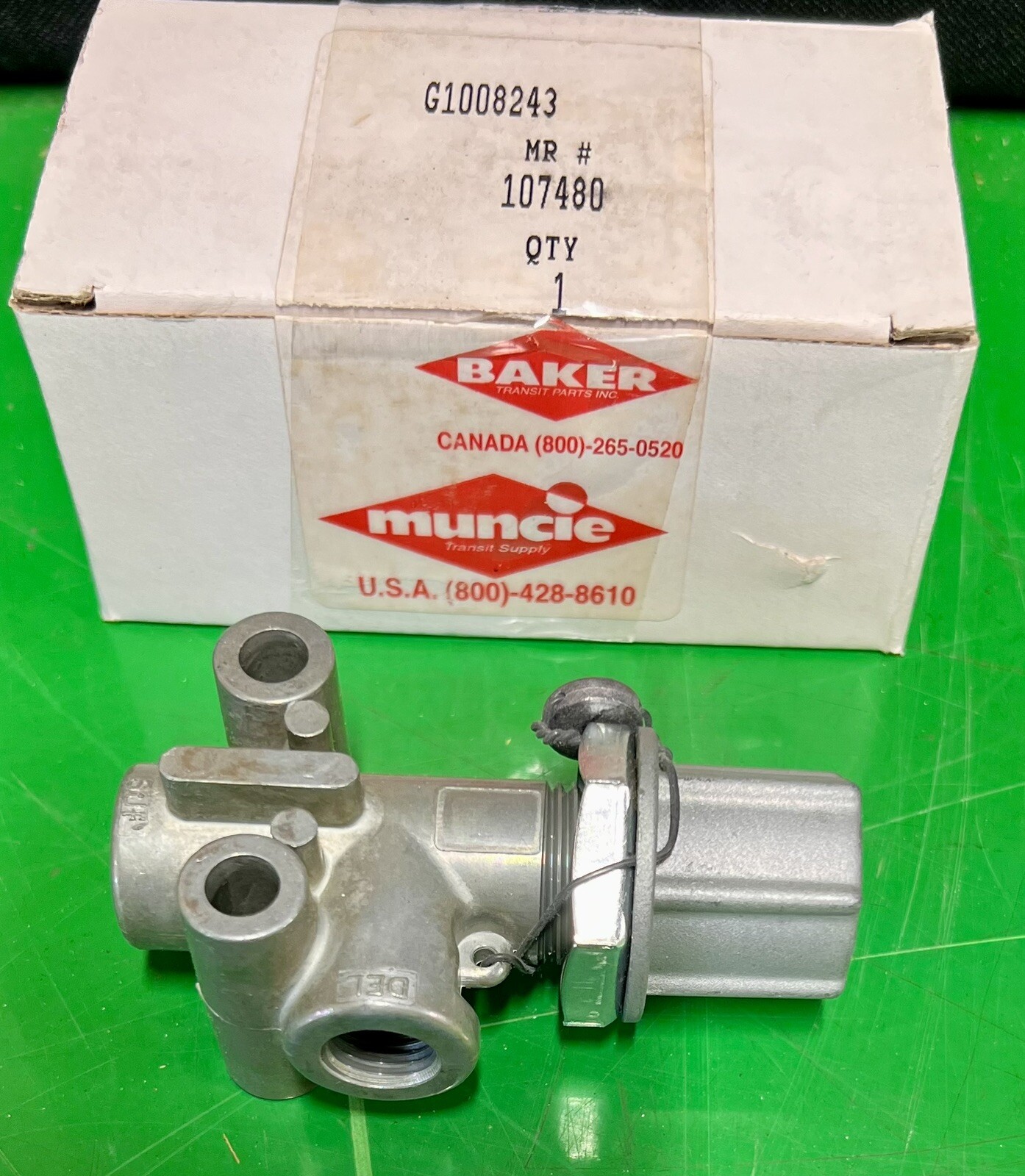 NOS BAKER MUNCIE G1008243 PRESSURE RELIEF VALVE 47 PSI⚡FREE SHIPPING⚡