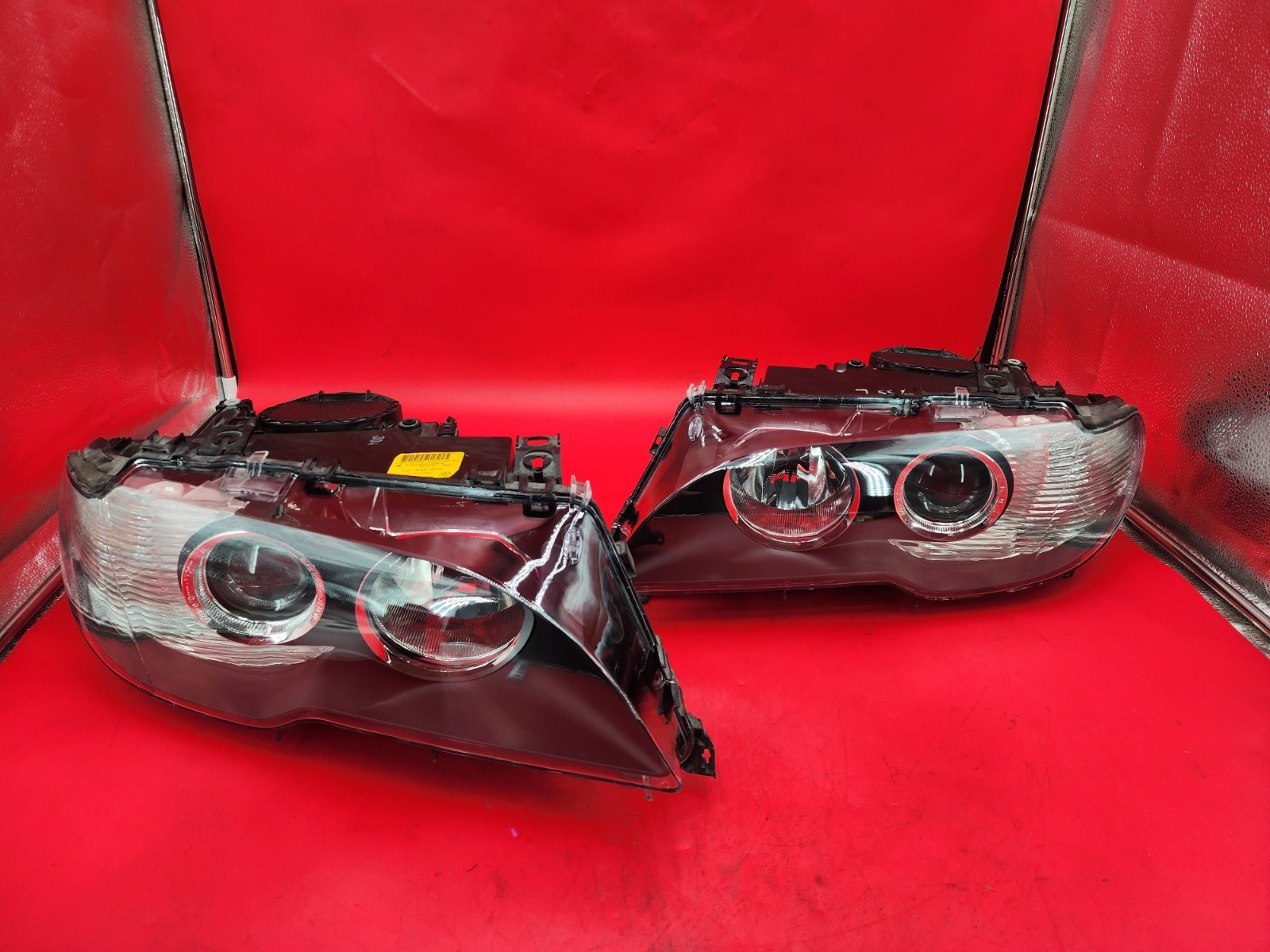 2004-2006 BMW E46 325Ci 330Ci Headlights LH RH Pair Set HID Xenon Adaptive