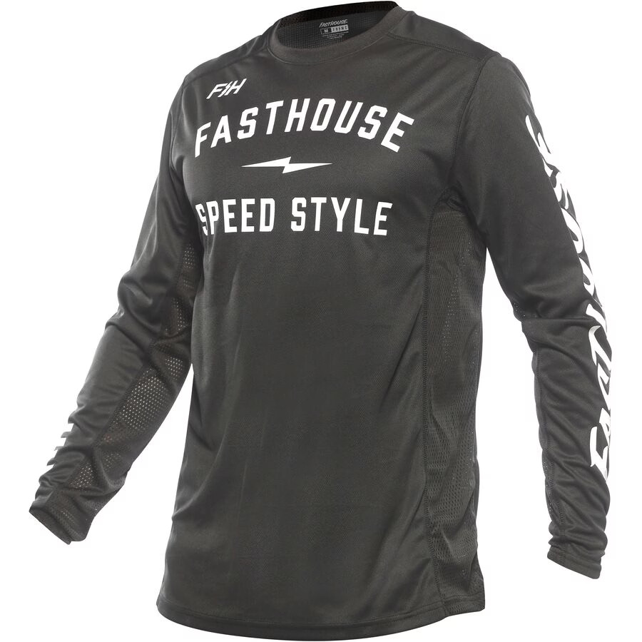 Fasthouse 2024 Grindhouse Jersey - Grit - Black, Large 200002-00-10