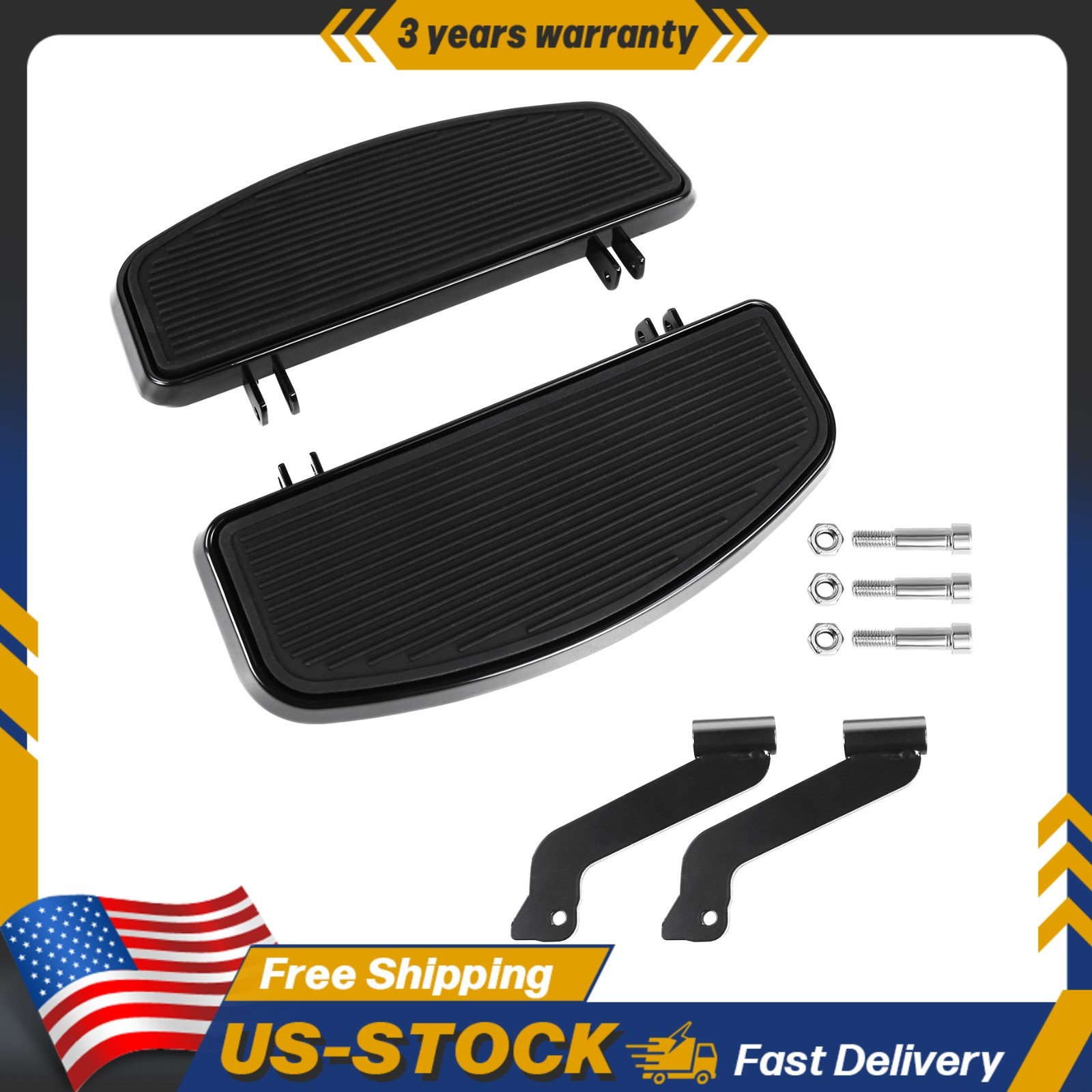 Front Rider Floorboard & Mount For Harley Touring CVO / Road King / Street Glide