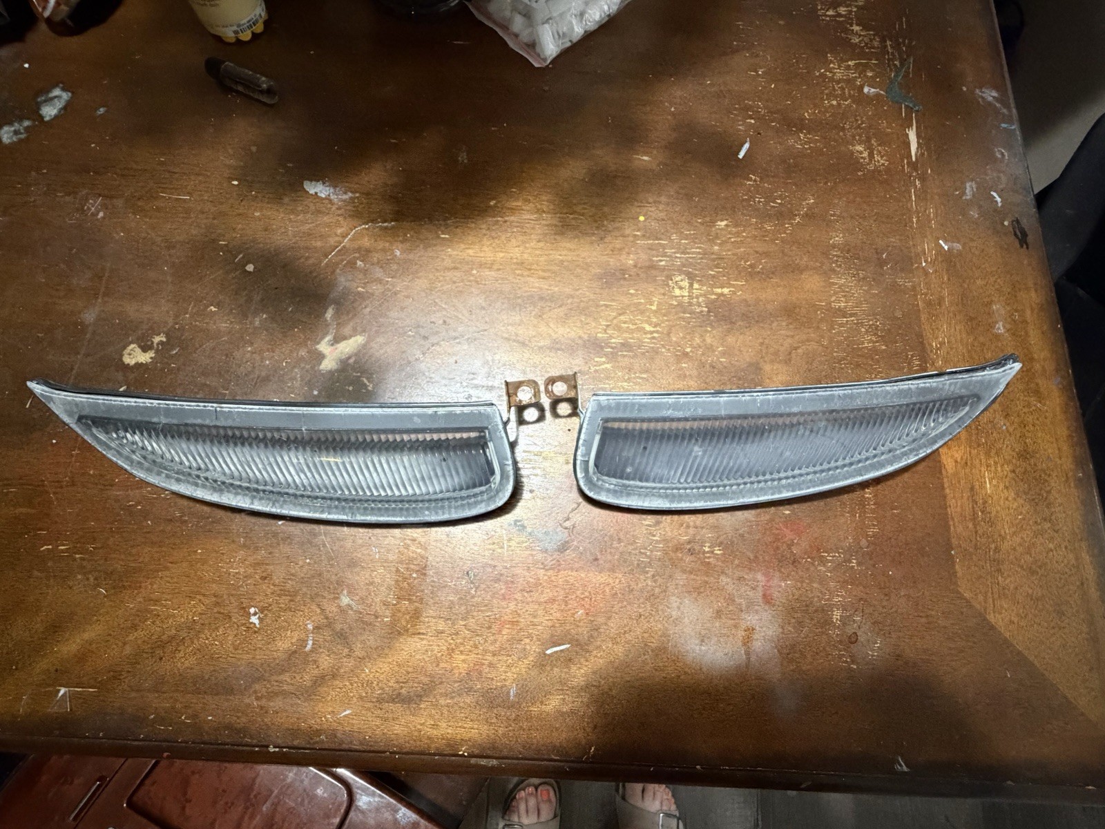 1991-93 Mitsubishi 3000GT Stealth Front Pair Left & Right Snake Eye Lens OEM 1991-93 Mitsubishi 3000GT Stealth Front Pair Left & Right Snake Eye Lens OEM